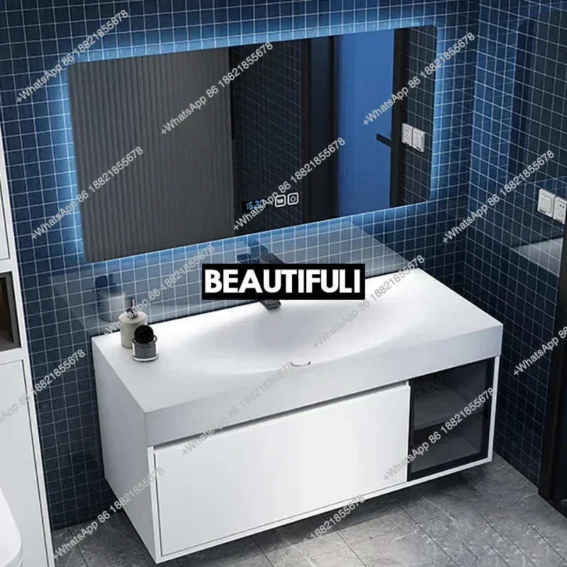 

Z136Smart Slim Basin Bathroom Cabinet Combination Minimalist Modern Cabinets Washbasin Casa Arredo Home Furniture