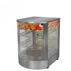 For CI-1P Portable Cheap Stainless Steel Large Commercial Food Hot Pizza Warmer Heated Showcase of donut display cabinet