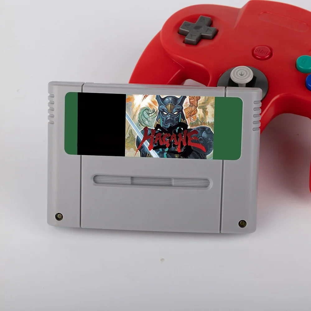 Игровая карта Hagane The Final Conflict Link 013 для SNES, 19 видов 16-битных игровых картриджей, видеоигры для консолей USA/EUR на выбор