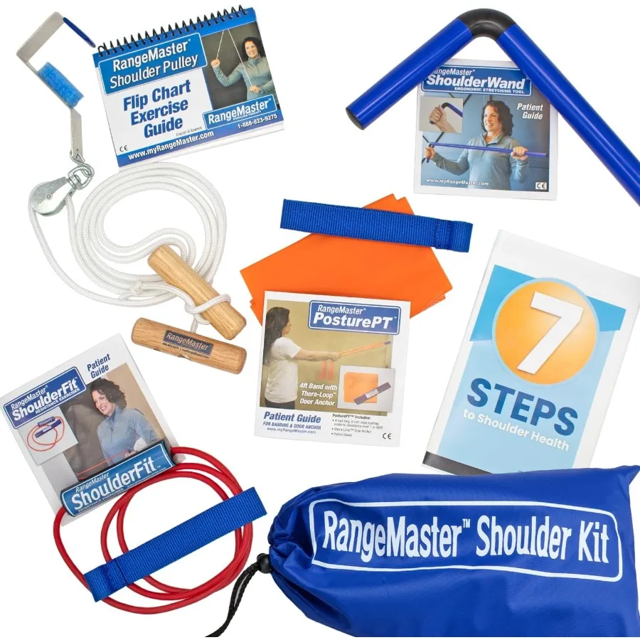

RangeMaster All in one Shoulder Strengthening and Home Therapy Pro Kit │ Physical Therapy Tool │ Aids in Recovery and Increasin