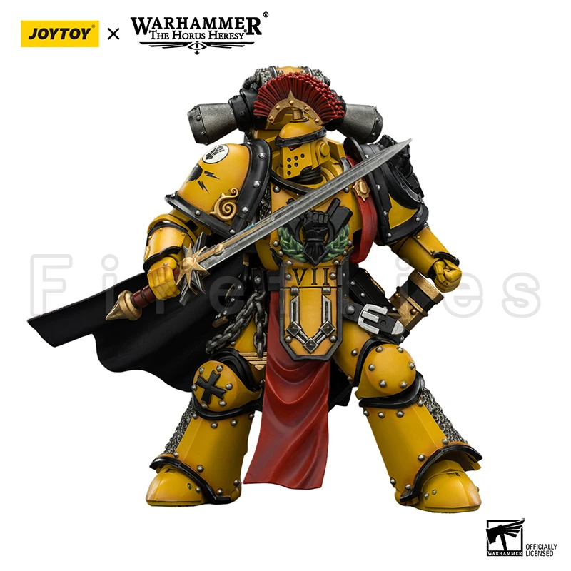 

[Pre-Order]1/18 JOYTOY Action Figure The Horus Heresy Imperial Fists Legion Praetor Mk III Armour with Power Sword Bolt Pistol