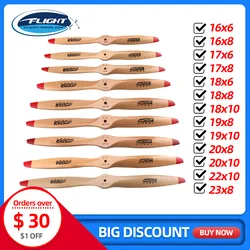 1Pc 6Star Beech Wood Propeller Prop  For Gas RC Airplane 16x8 17x6 17x8 18x6 18x8 18x10 19x8 19x10 22x10 20x8 20x10