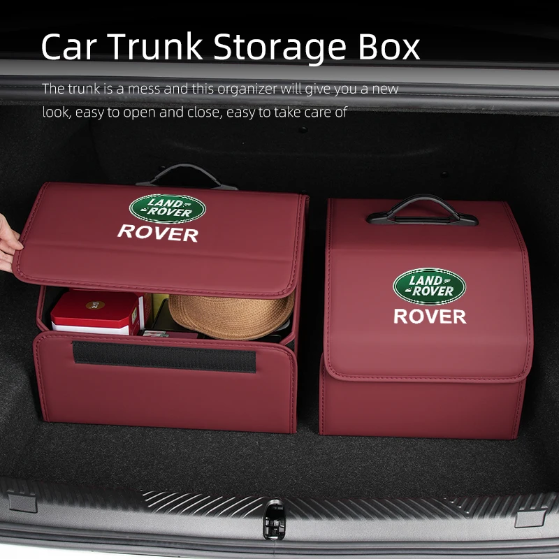 Car Boot Organiser Storage Box Foldable Travel Waterproof Storage Bag For Land Rover Freelander L2 LF Range Rover Evoque 3 4