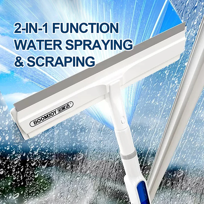 Water Jet Window Cleaner Window Wiper with 80 ml Water Tank 50\