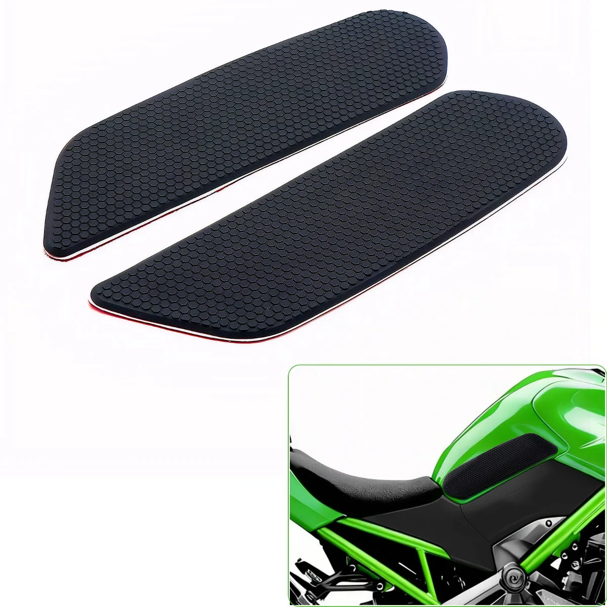 Motorcycle Gas Tank Slip Sticker Side Knee Fuel Tank Anti Slip Grip Pads for z900 z 900 2017 - 2022