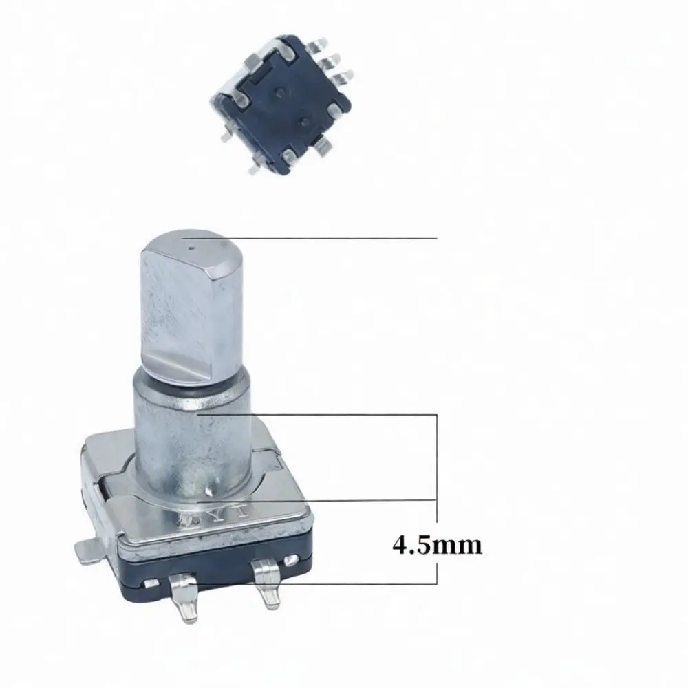 EC11 Rotary Encoder SMD Incremental Switch High Temperature Resistant 30 Position Volume Fan Speed Control Adjustable Pulse