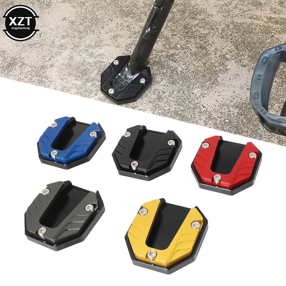 

Universal Scooter Motorcycle Bike Kickstand Extender Foot Side Stand Extension Pad Support Plate Antiskid Enlarged Base Footrest