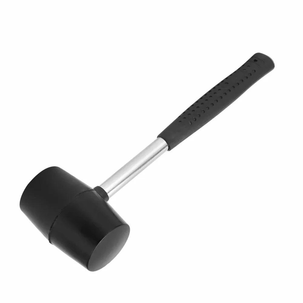 Rubber Head Rubber Mallet Hammer Hand Mallet Anti-Slip Handle Steel Handle Hammer Hand Mallet Tool Flooring Installation