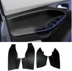 For Ford Focus 2012 13 2014 2015 2016 2017 2018 Microfiber Front /Rear Door Panel Armrest Leather Cover Protective Trim