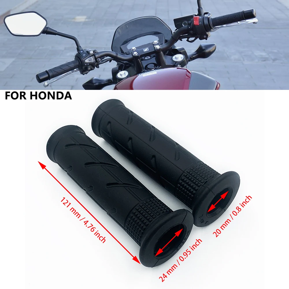 

For Honda VFR750 F/R VFR 800 /A/F/X VFR1200 CBR929 CBR954 Motorcycle Accessories 7/8" 22mm OEM Rubber Handle Grips Handle Glue