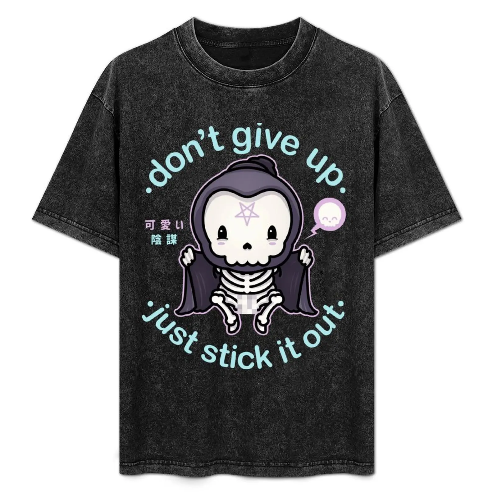 

The Grim Streaker - Kawaii Krypt T-Shirt Plus Size All Match Tee Shirt