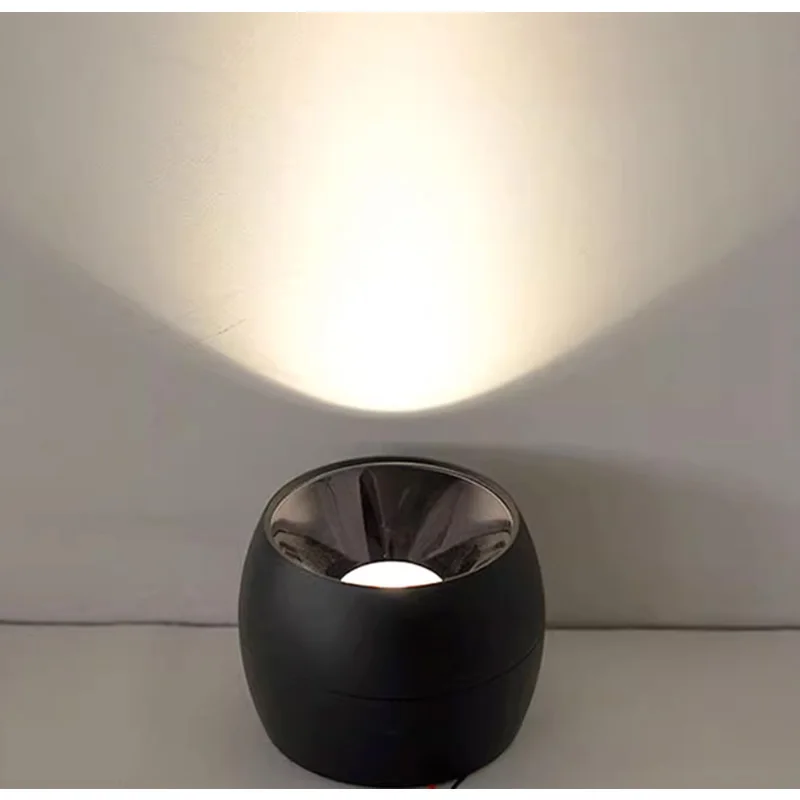 

Surface mounted COB spotlight LED downlight Dimmable 7W 10W 15W background wall lighting AC85-265V LED spotlight ceiling light