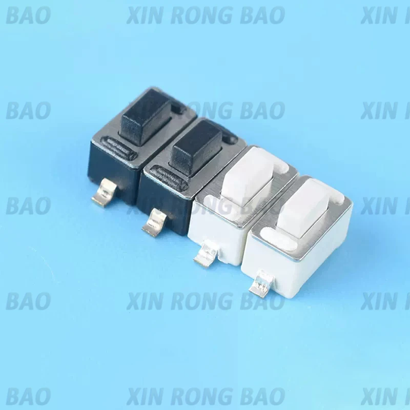 100PCS 3*6*5mm 2pin SMD Tact Switch Push Button White Button Touch Switch 3x6x5H 3*6*5