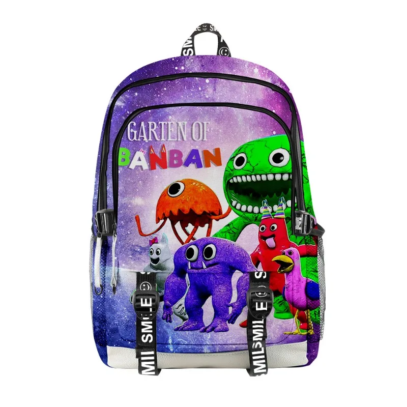 Harajuku Classic Funny School Bags Unisex Garten of Banban Travel Bag 3D Print Oxford Waterproof Notebook Shoulder Backpacks