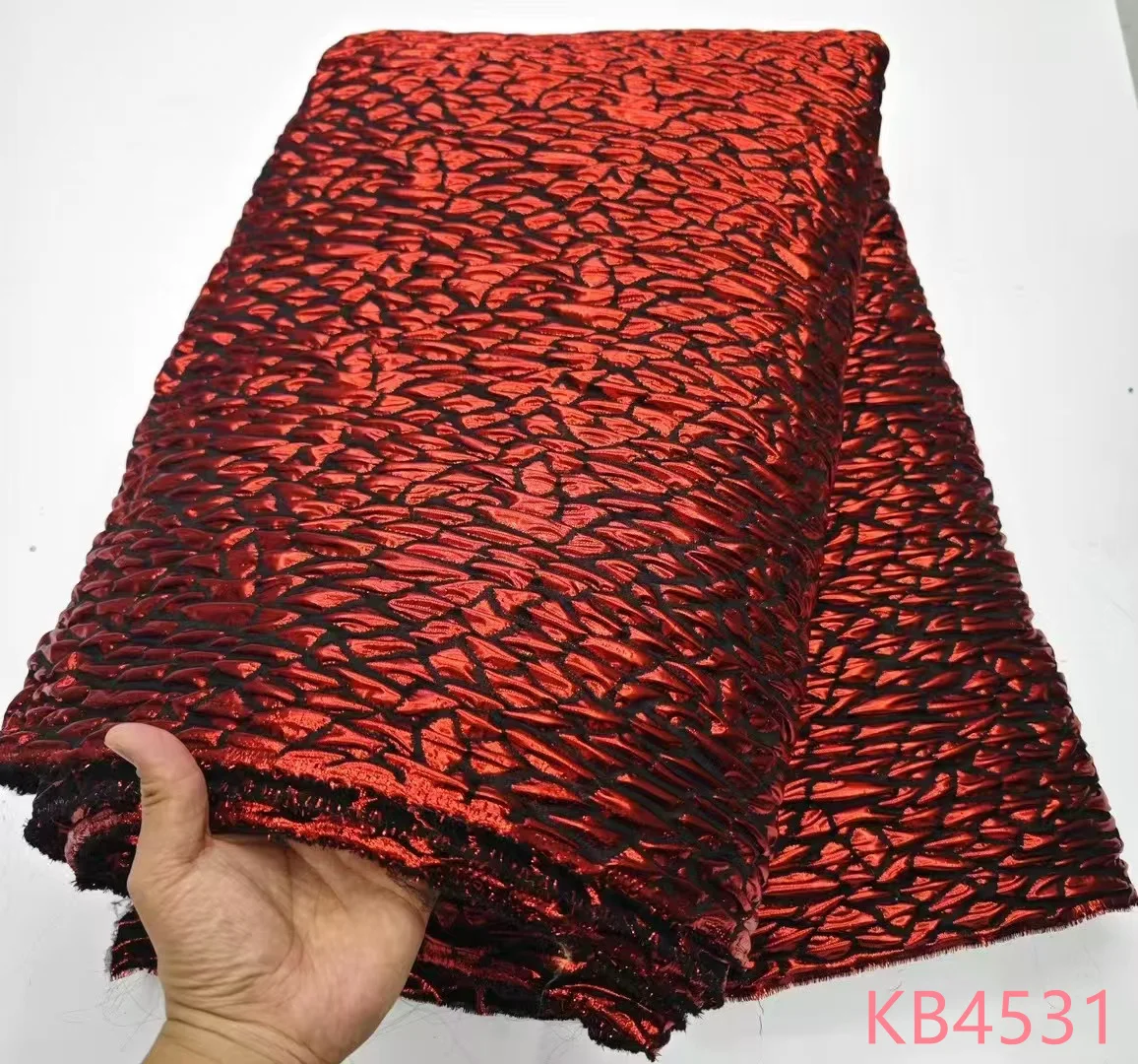 2025 Latest Pink Damask Cloth Brocard Brocade Fabrics High Quality White Brocade Jacquard Fabrics Tulle Lace For Sewing KB4531