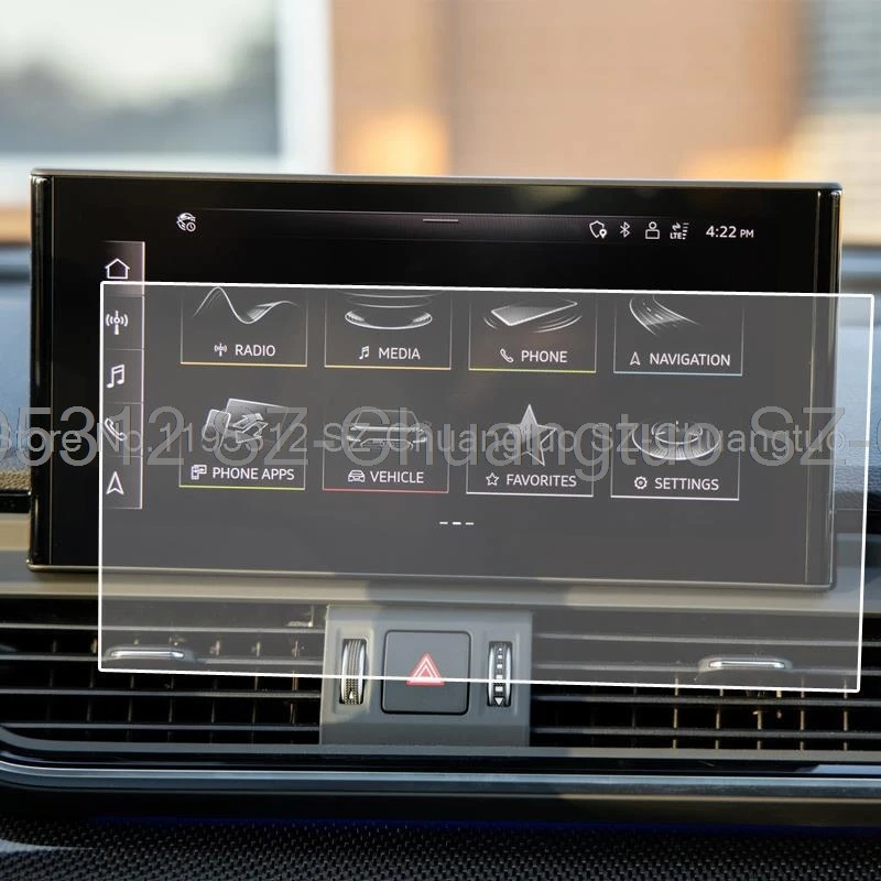Screen Protector Tempered Glass  For Audi SQ5 Q5 2022 2023 10.1 inch Car GPS Navigation Display Protect