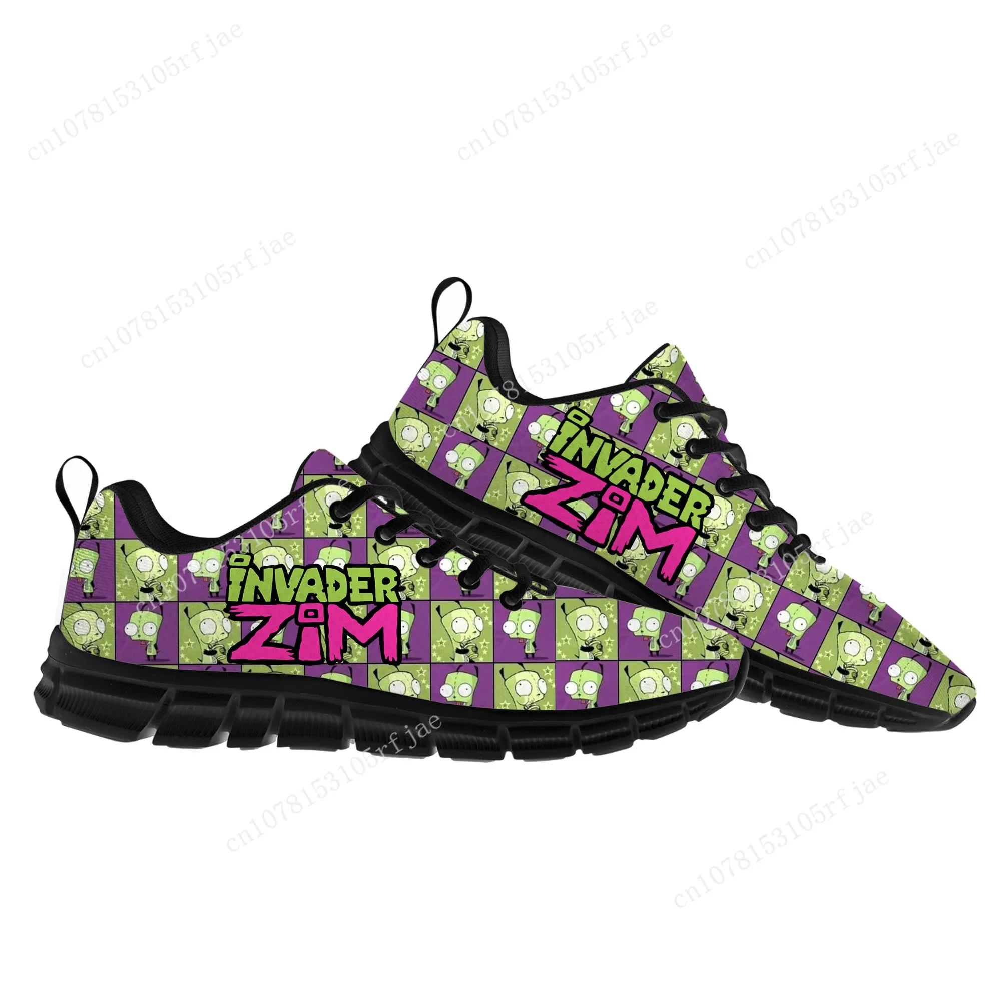 

Animation Invader Sports Shoes Cartoon Zim Mens Womens Teenager Children Custom Sneakers High Quality Sneaker Custom Built Shoes