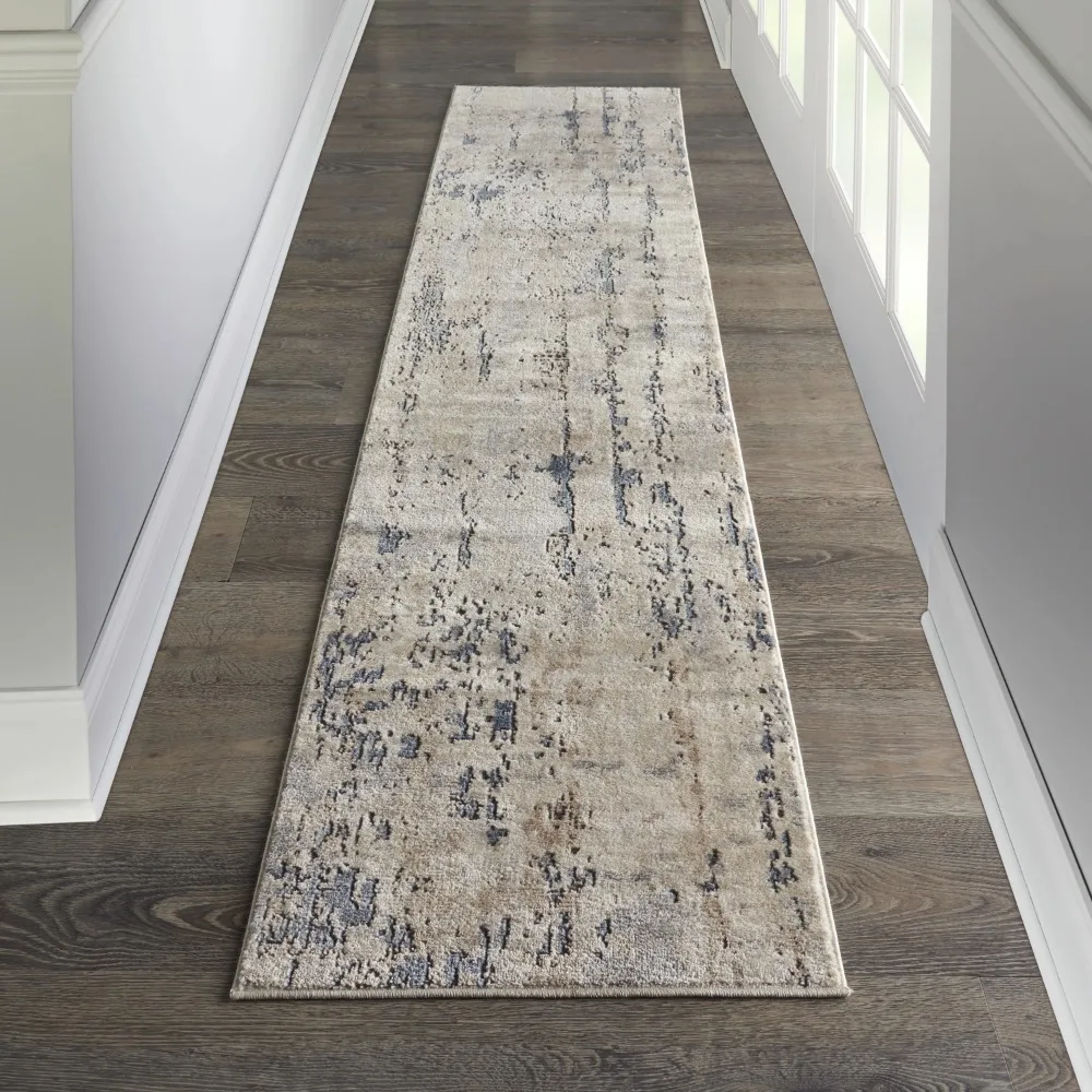 

Concerto Rustic Beige/Grey 2'2 x 10' Area Rug, (2x10)