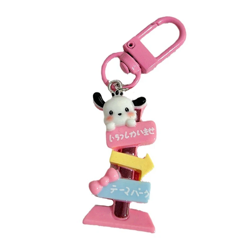 Schattige Mode Cartoon Pochacco Sleutelhanger Zoete Grappige Hanger Prachtige Sleutelhanger Voor Vrouwen Meisjes Tas Decoratie Accessoires Geschenken