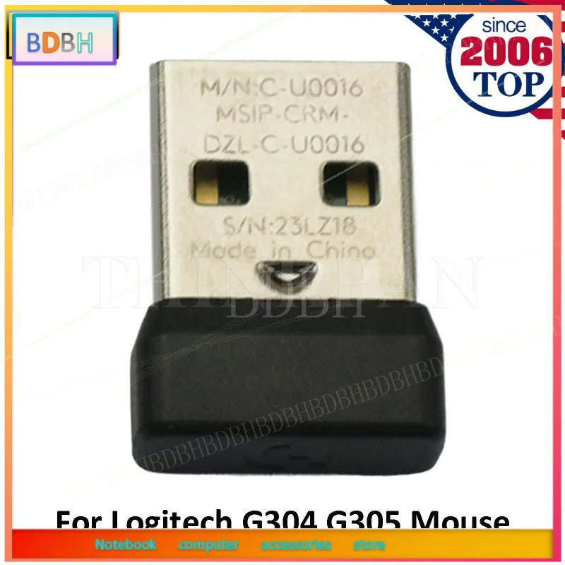 USB Dongle Mouse Receiver Adapter for For For Logitech G304 / G305 Wireless Mouse
