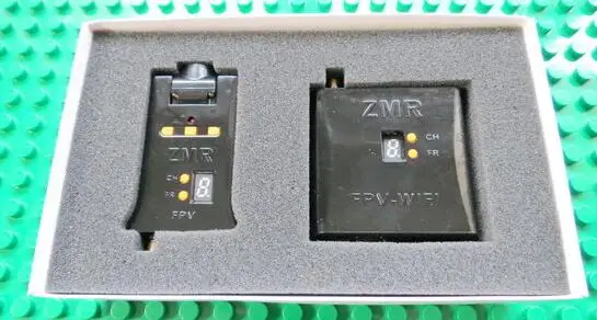 Zmr 5.8g 40ch 400mw wifi fpv 720p câmera av vtx transmissor receptor combo 5.8ghz 0.4w wifi remetente de vídeo