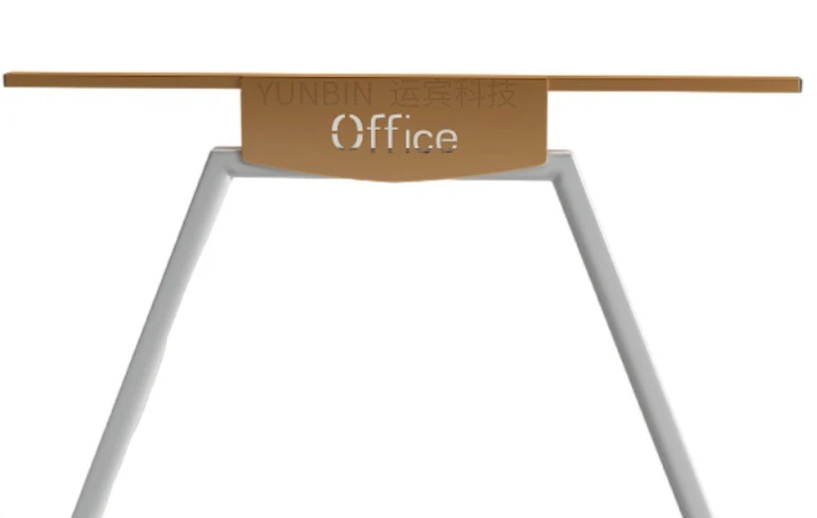 Staff office desk leg combination steel frame office staff seat four or six person card seat simple