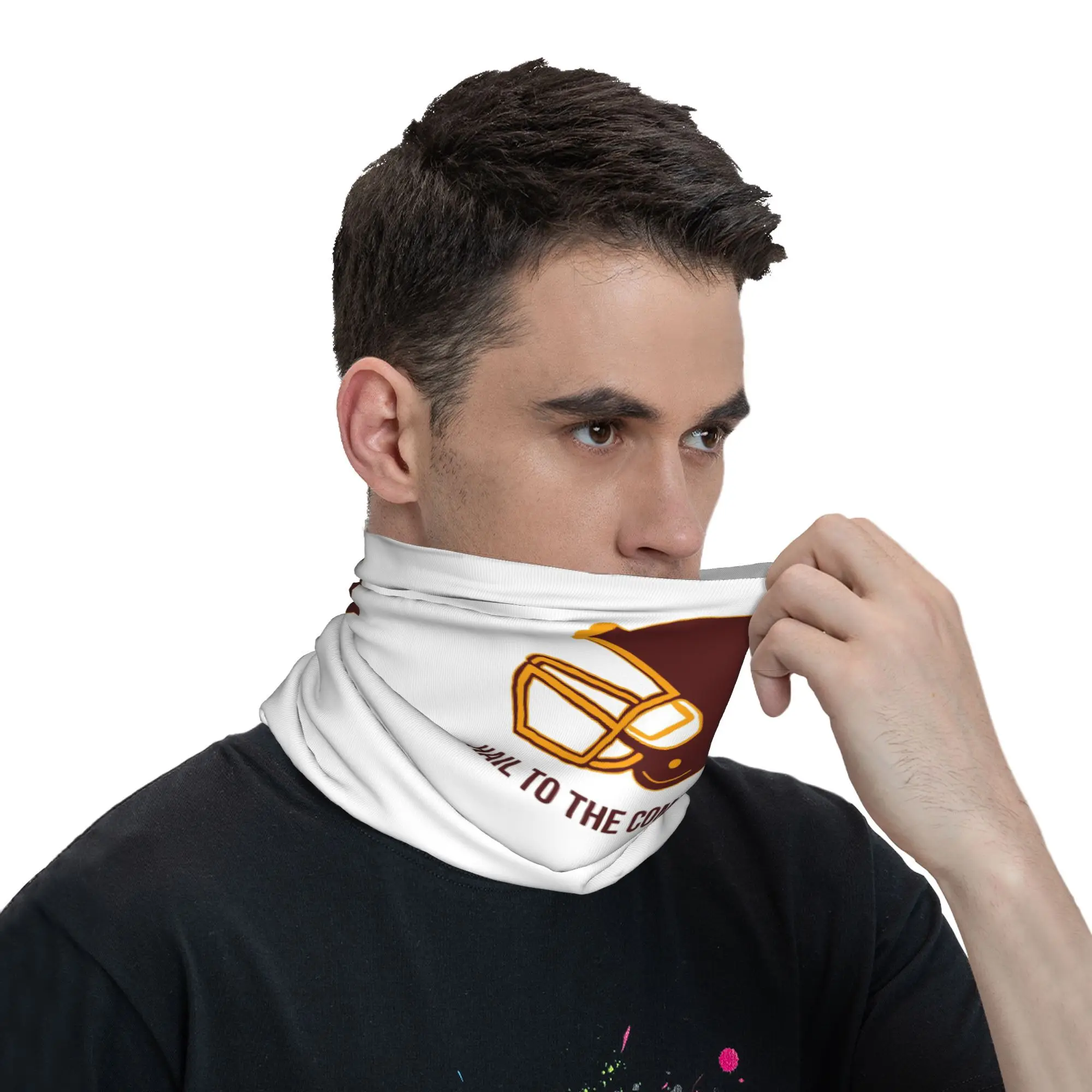 Hail to The Commanders - Washington Commanders Bandana Neck Cover Printed Wrap Scarf Multi-use Headwear Hiking Fishing
