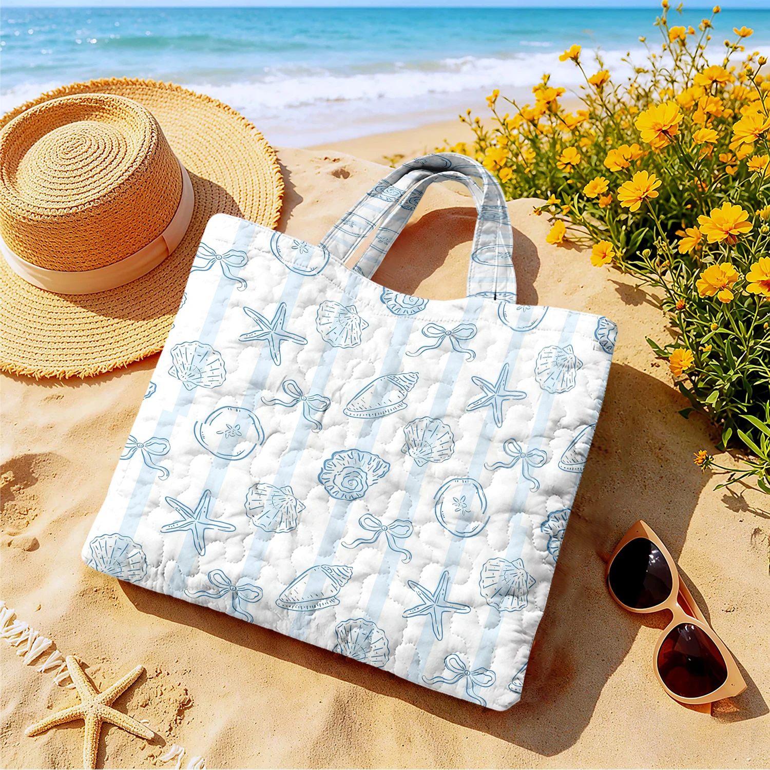 Shell Stripe Bow Women canvas - Women Fashion Fun 评论和价格