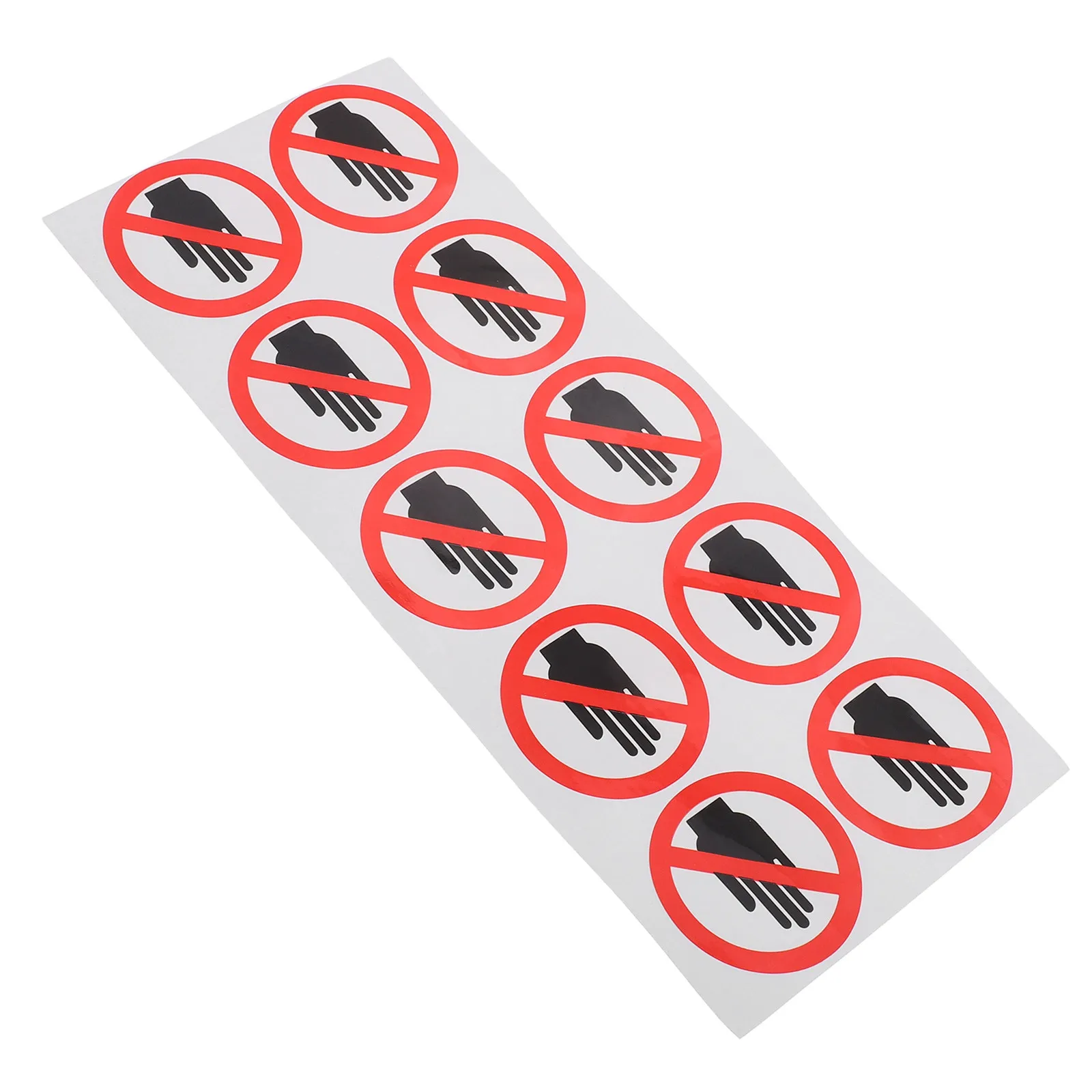 

Waterproof Do Not Touch Warning Stickers Safety Signs Highly Visible Bold Text for Home Office Factory Warehouse Lab Furniture
