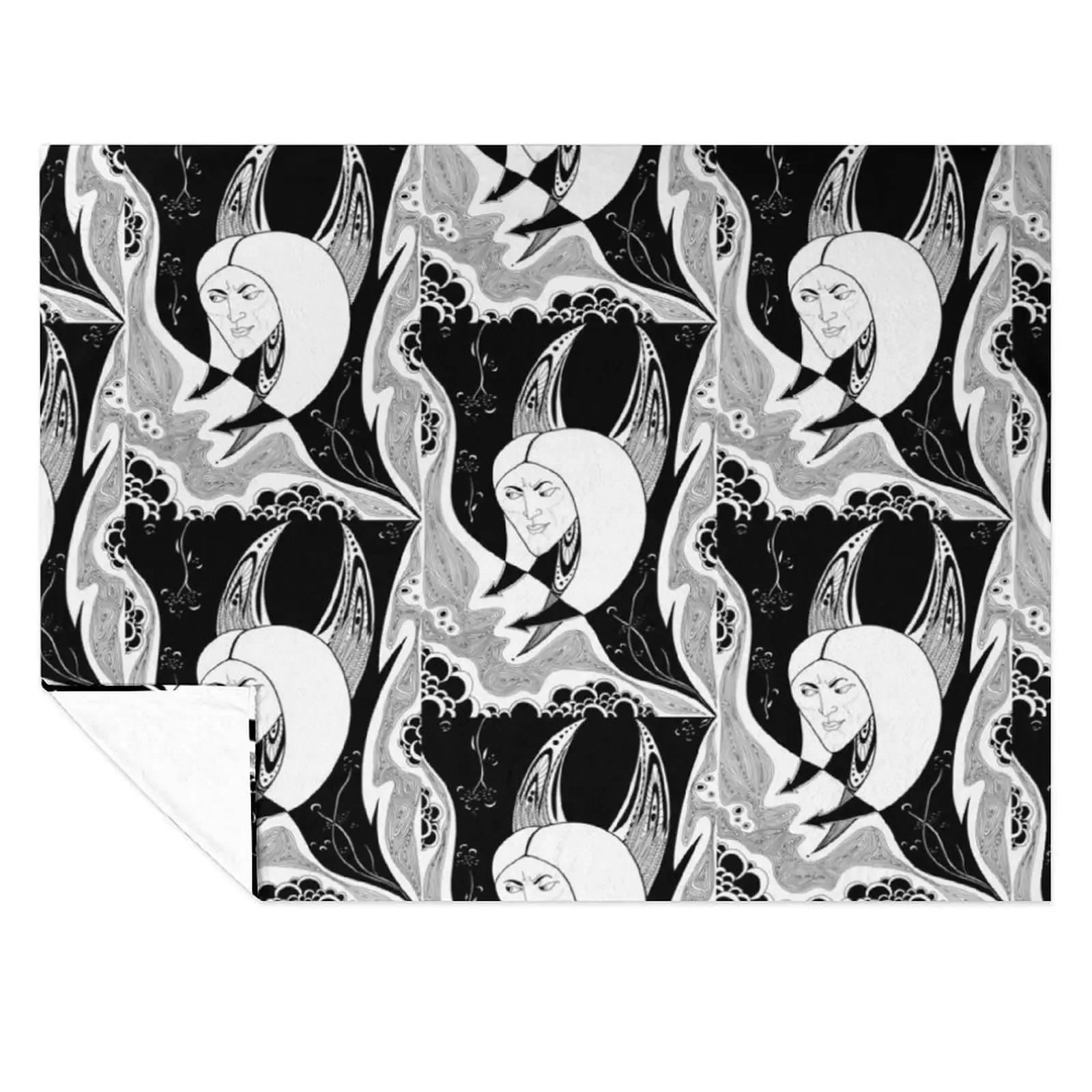 

Aubrey Beardsley Throw Blanket Vintage Baby blankets and throws Bed Fashionable Blankets
