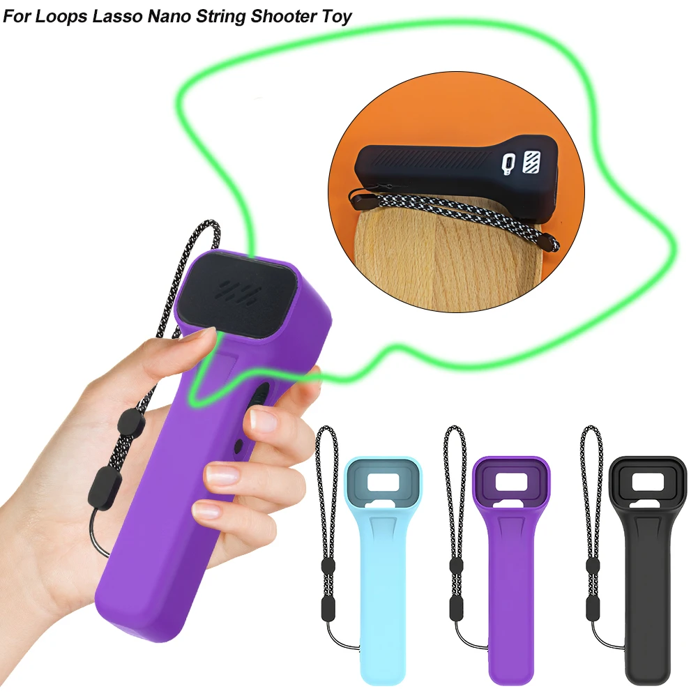 حافظة سيليكون لحلقات Lasso سلسلة نانو مطلق النار ، الجلد الواقي ، الأكمام ، الصدمات ، حامي كامل الجسم ، حالة مع الحبل