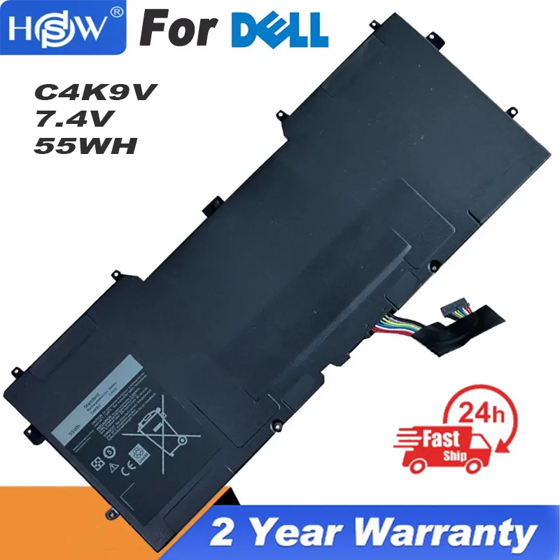 

New Laptop Battery Y9N00 7.4V 47Wh For Dell XPS 12-L221X 12 9Q23 9Q33 13-L321X L322X 13 9333 Series C4K9V 3H76R PKH18