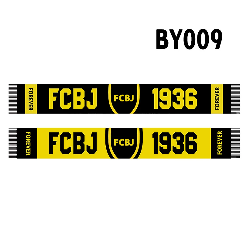 145*18 cm Size Forever Beitar FCBJ Scarf for Fans Double-faced Knitted BY009