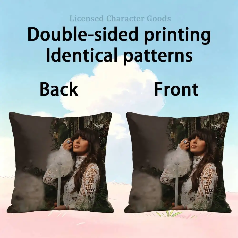 E-Ella L-Langley Dandelion Double Sided Print Soft Throw Pillow Cover Washable RV Camper Interior No Insert