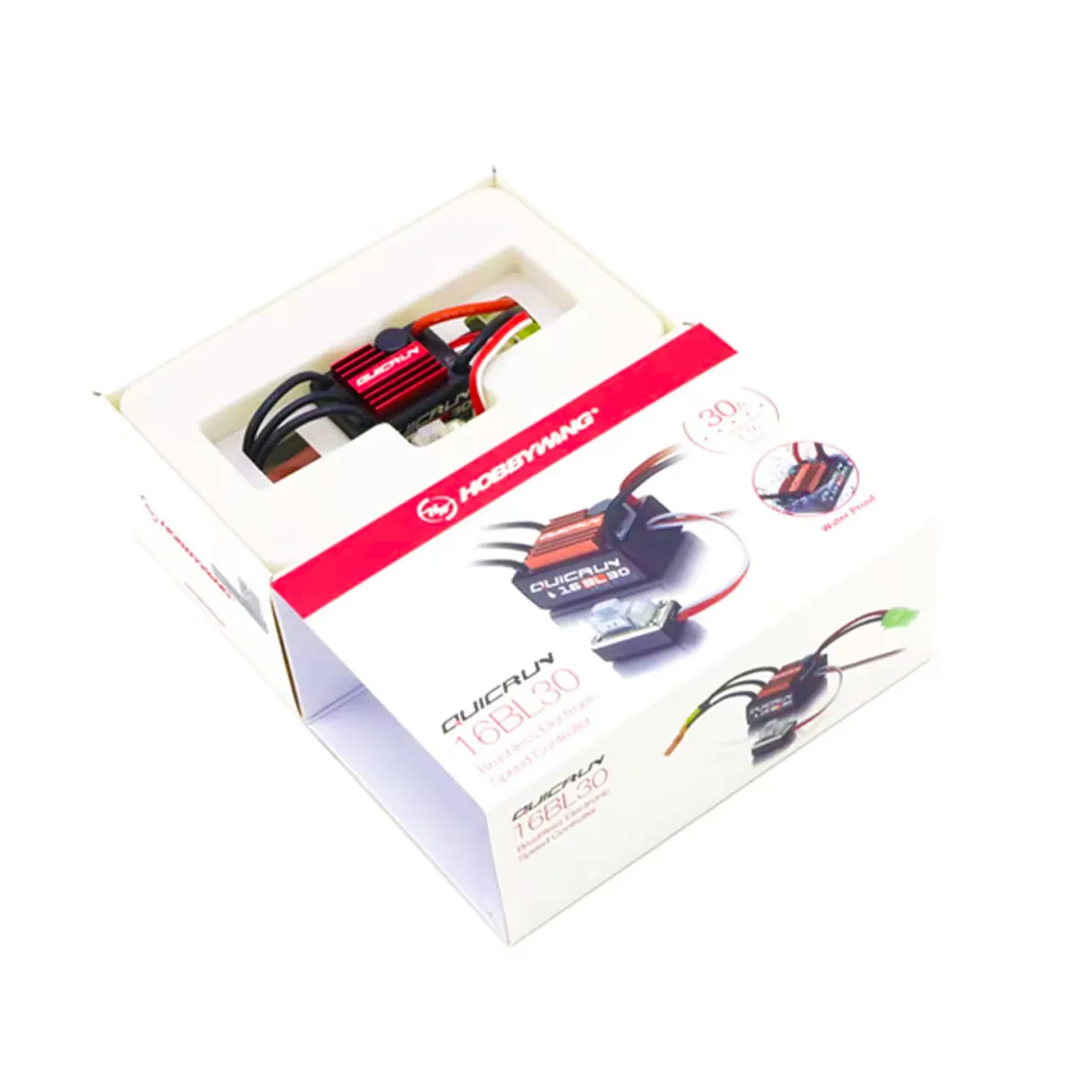 HobbyOOQuicRun WP-16BL30 Brushless ESC 30A Brushless Vitesse Contrôleur Pour 1/16 RC Voiture