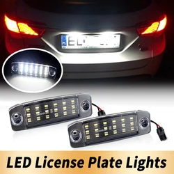 2pcs Canbus LED License Plate Light Assemblies For 2011-2014 Hyundai Sonata YF I45 I40 Kona 2017-up OEM 925103F000,925013S100