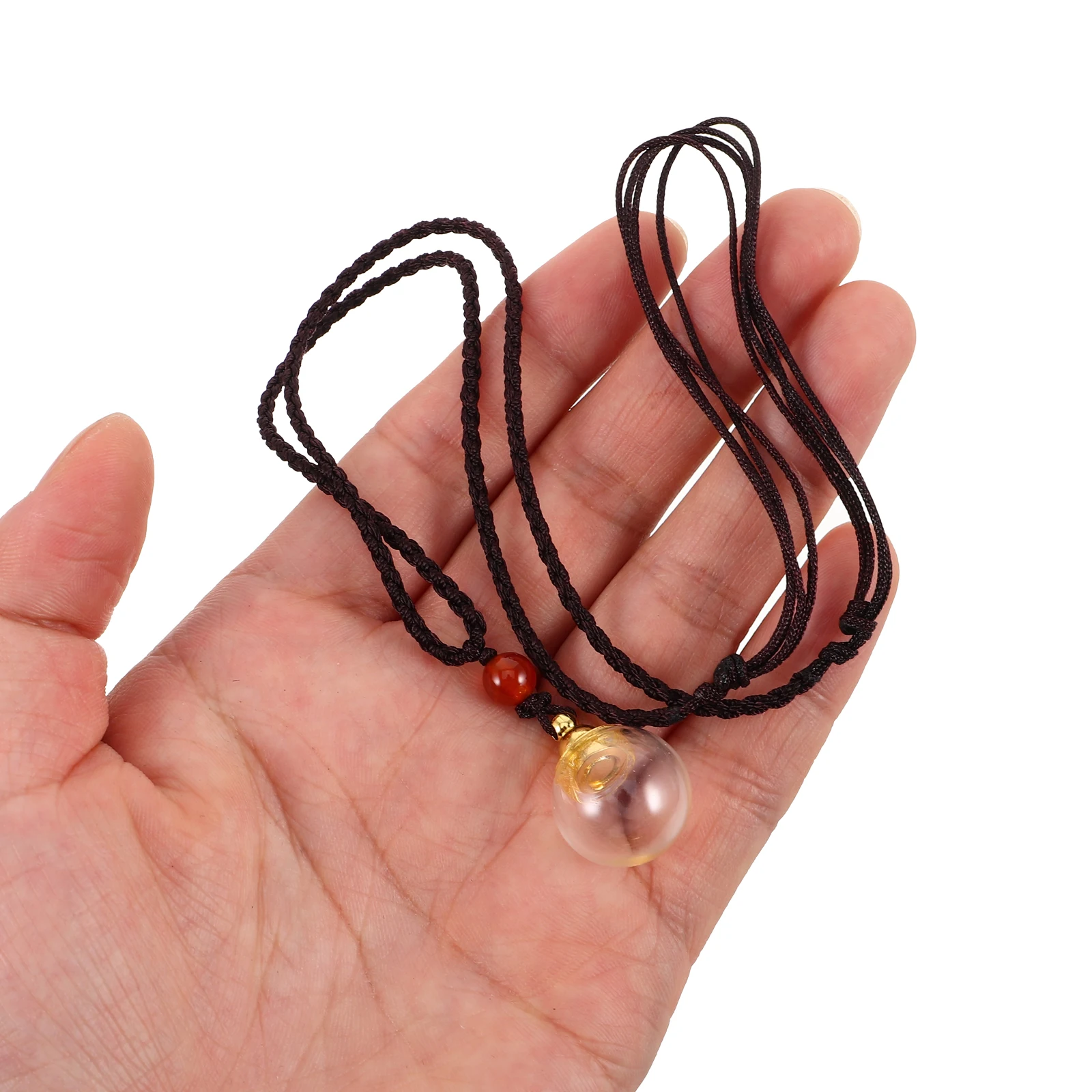 

Openable Transparent Ball Necklace Pendant Baby Hair Keepsake Lightweight Stylish Couple Jewelry Daily Wear Special Occasions