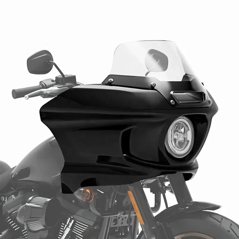 هدية أمامية على طراز ABS ST مع زجاج أمامي متوافق مع دراجة نارية HD 2020-Later Low Rider S
