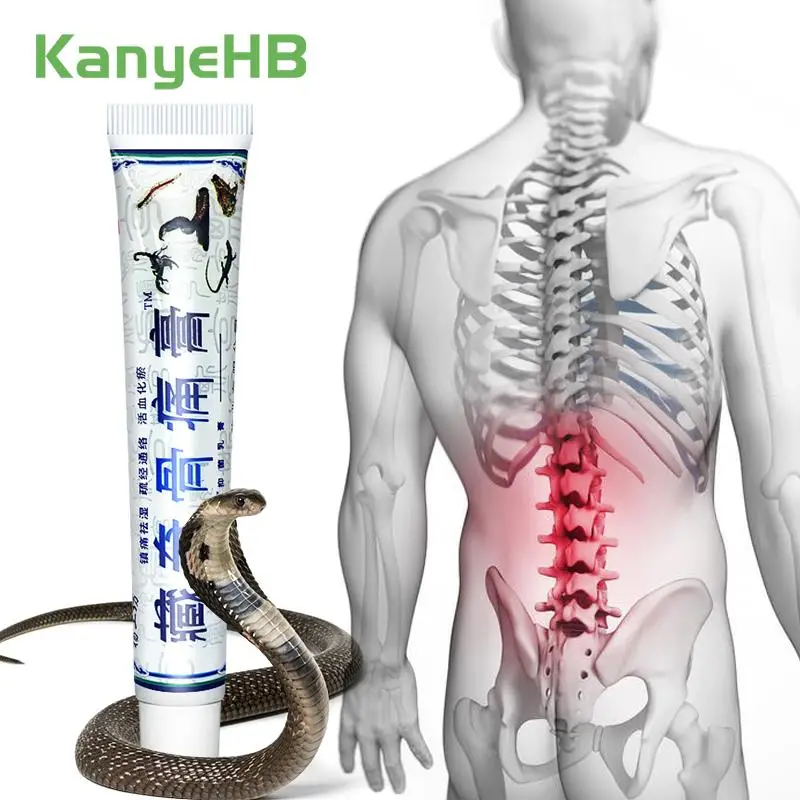 1Pcs Snake Oil Back Pain Cream Joint Bone Pain Relieve Orthopedic Valgus Corrector Knee Shoulder Muscle Arthritis Ointments S044