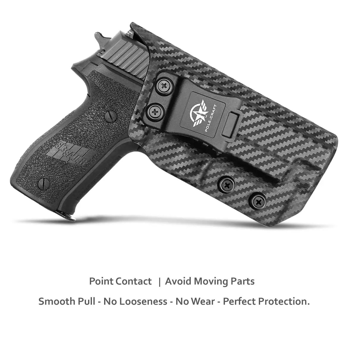 Sig Sauer P226 Holster IWB Carbon Fiber Kydex for Sig Sauer P226 Full Size 4.4'' Barrel Holsters Carry-Kydex Holster for  P226