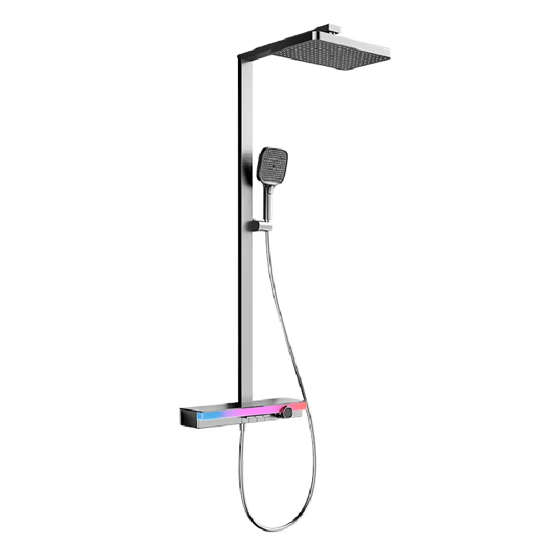 Shower set All copper storage platform Wall-mounted rain faucet LM2613 y