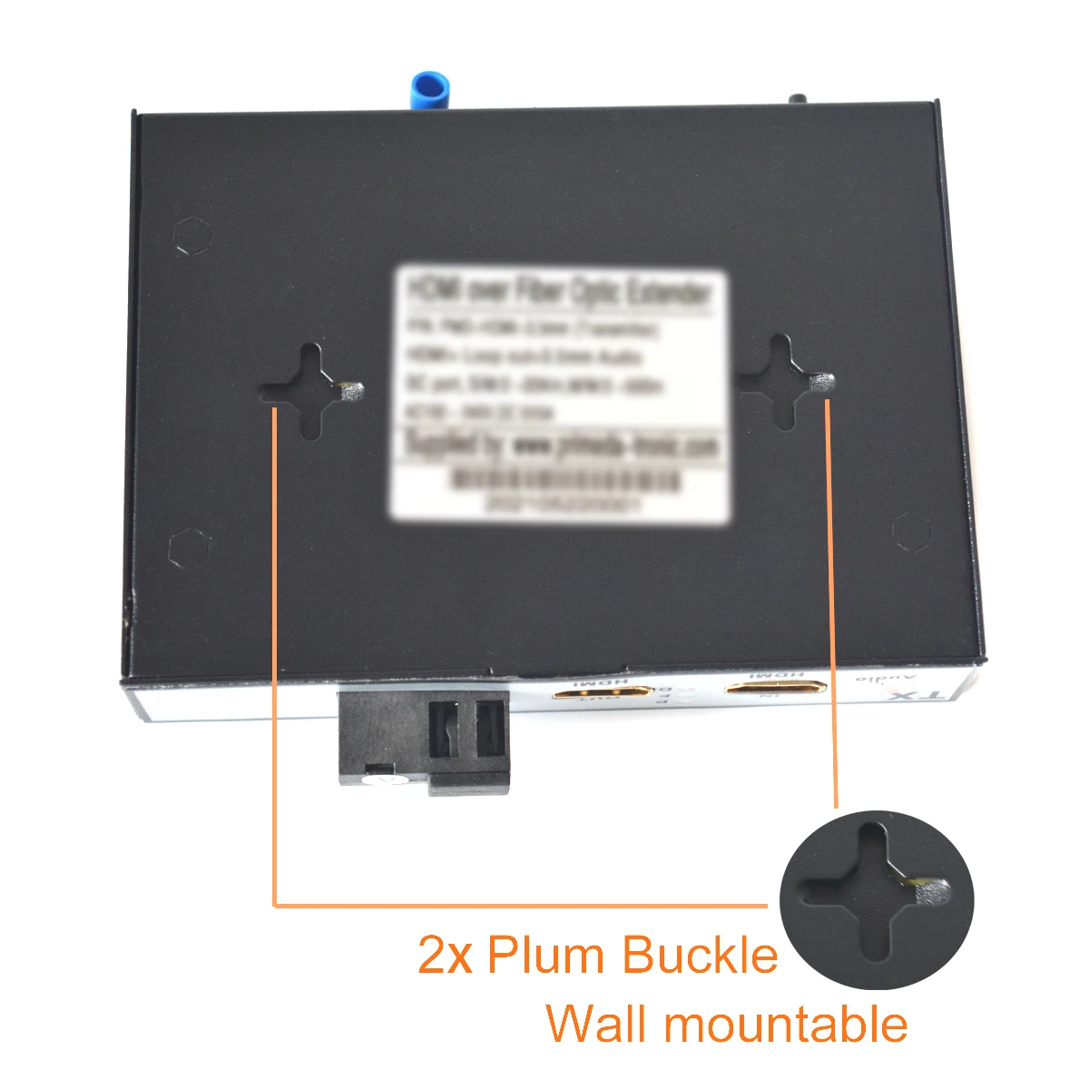 HDMI over Fiber Optic Converter -with USB KVM Loop out 3.5mm Audio,1080p HDMI over Fiber Extender,Singlemode up to 20Km,A pair