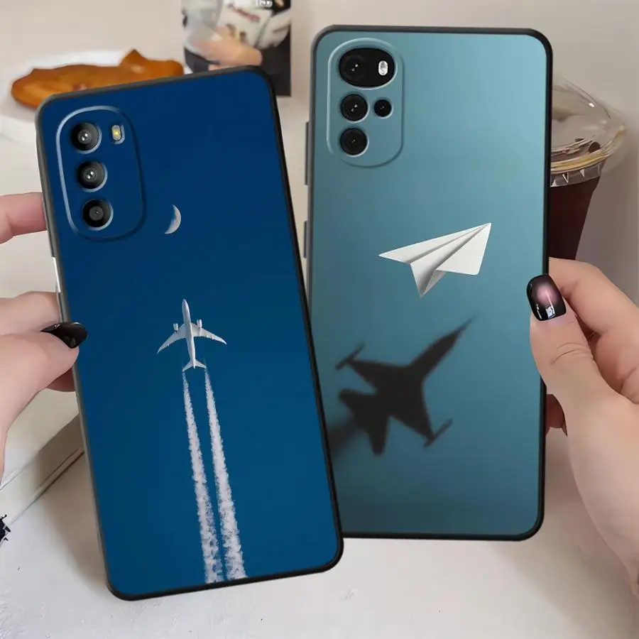 Coque de téléphone pour Motorola Moto G52 G60s G50 G71 G51 G73 Edge 20 Pro 30 Lite G32 G53 G30 G22 Edge40 Route Aéronautique