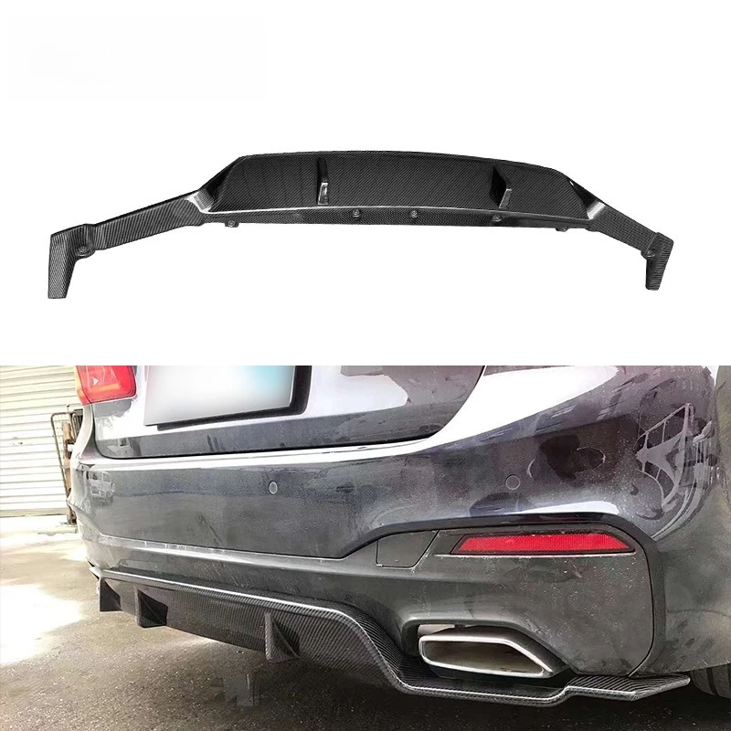 Carbon fiber rear lip modified rear shovel tail lip diffuser auto parts
