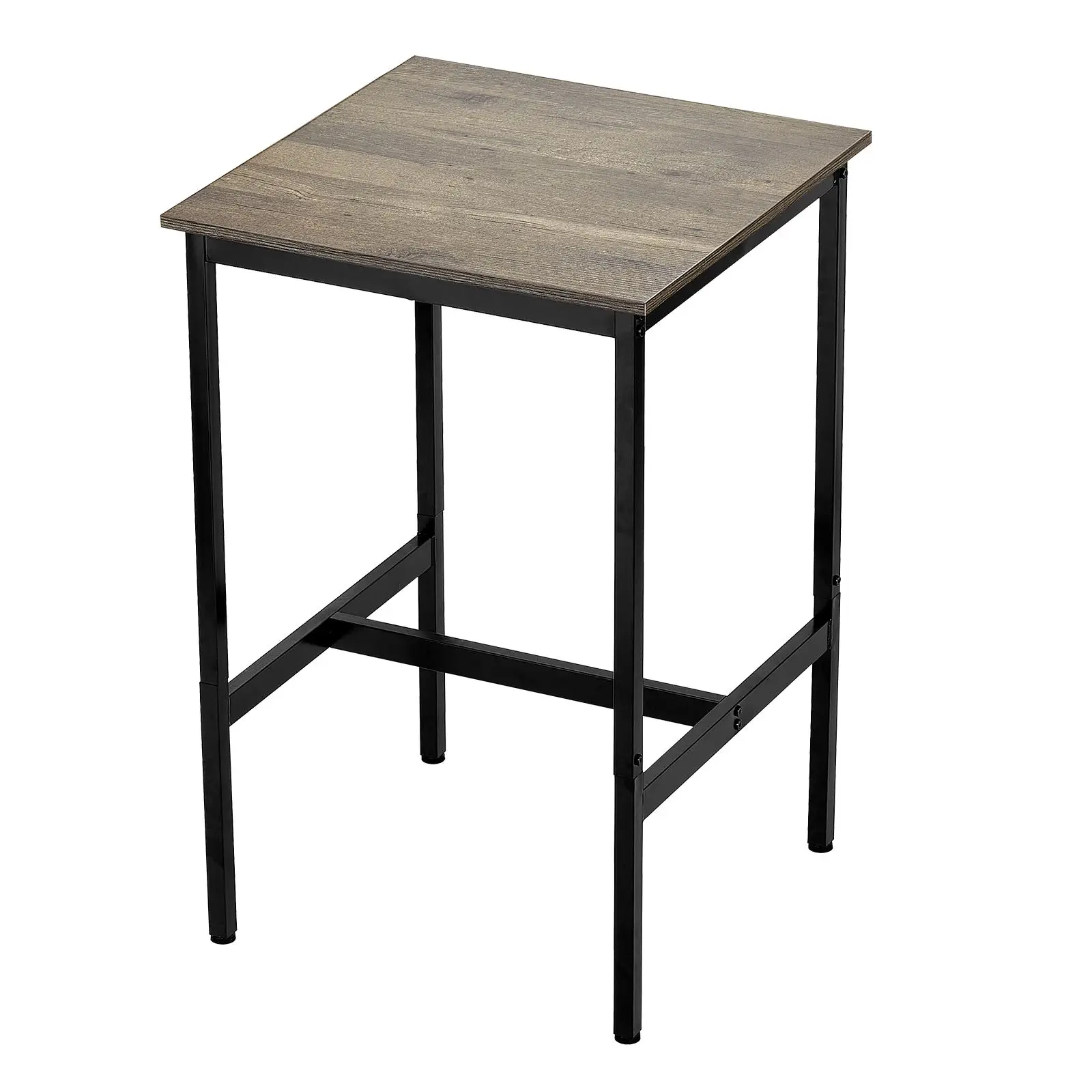 Bar Table, Sturdy Metal Frame High Top Pub Table, Small Kitchen Dining, Cocktail Coffee Counter Bar Height Desk, Easy to Assembl