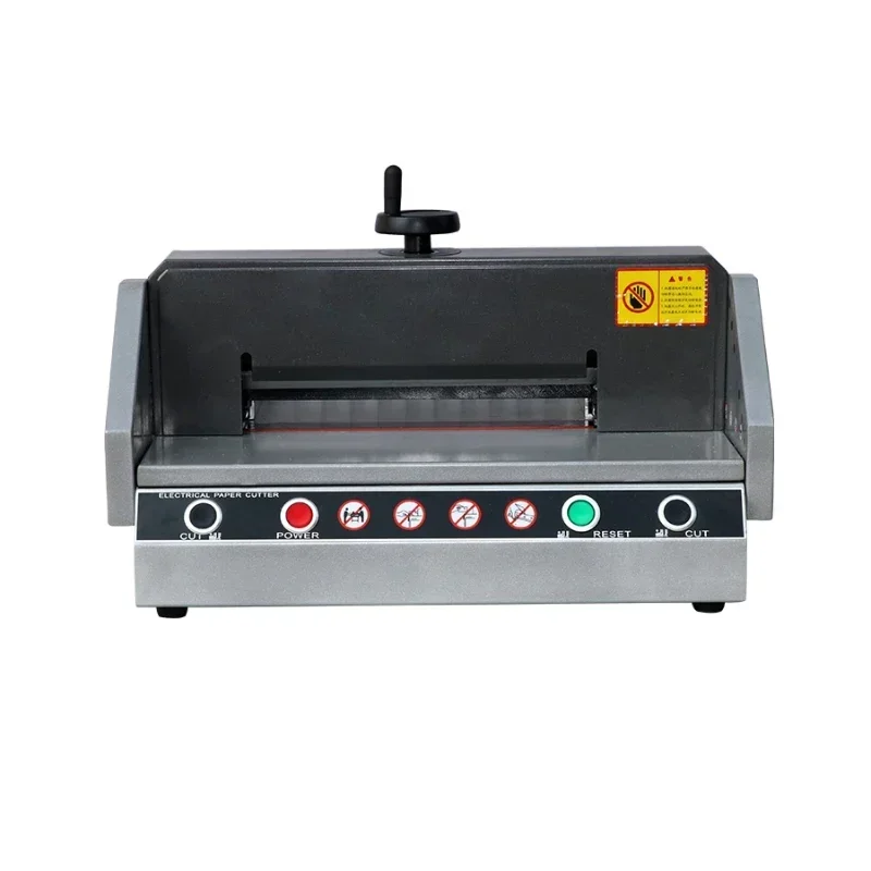 

Hot Sale E330D Electric Paper Cutter 220V/200W Heavy Duty Industrial Paper Cutter Desktop Electric Knife Cardboard Plastic PVC L