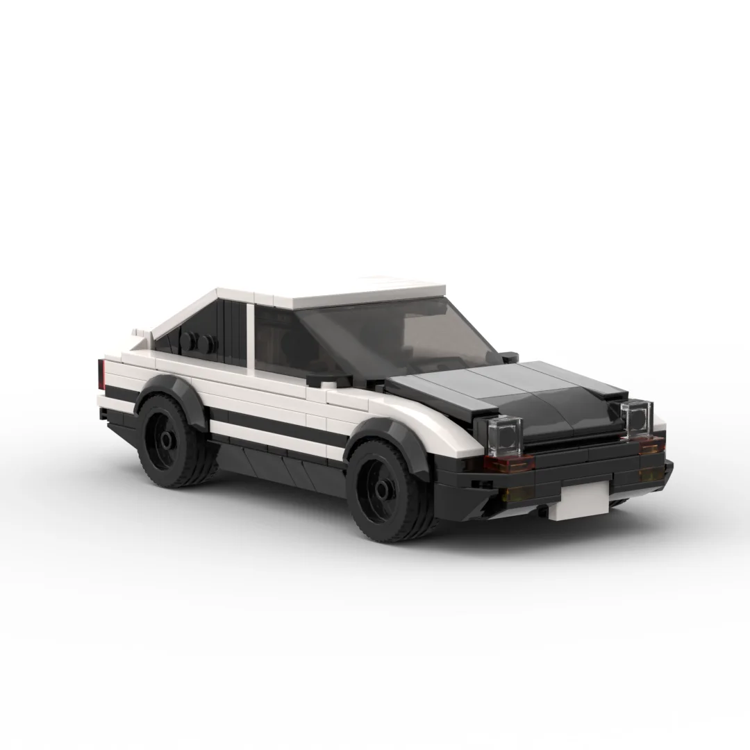 MOC AE86 Style Racing Car 331PCS 8 Stud Wide Small Bricks Building Blocks Model Assembly Toy Gift