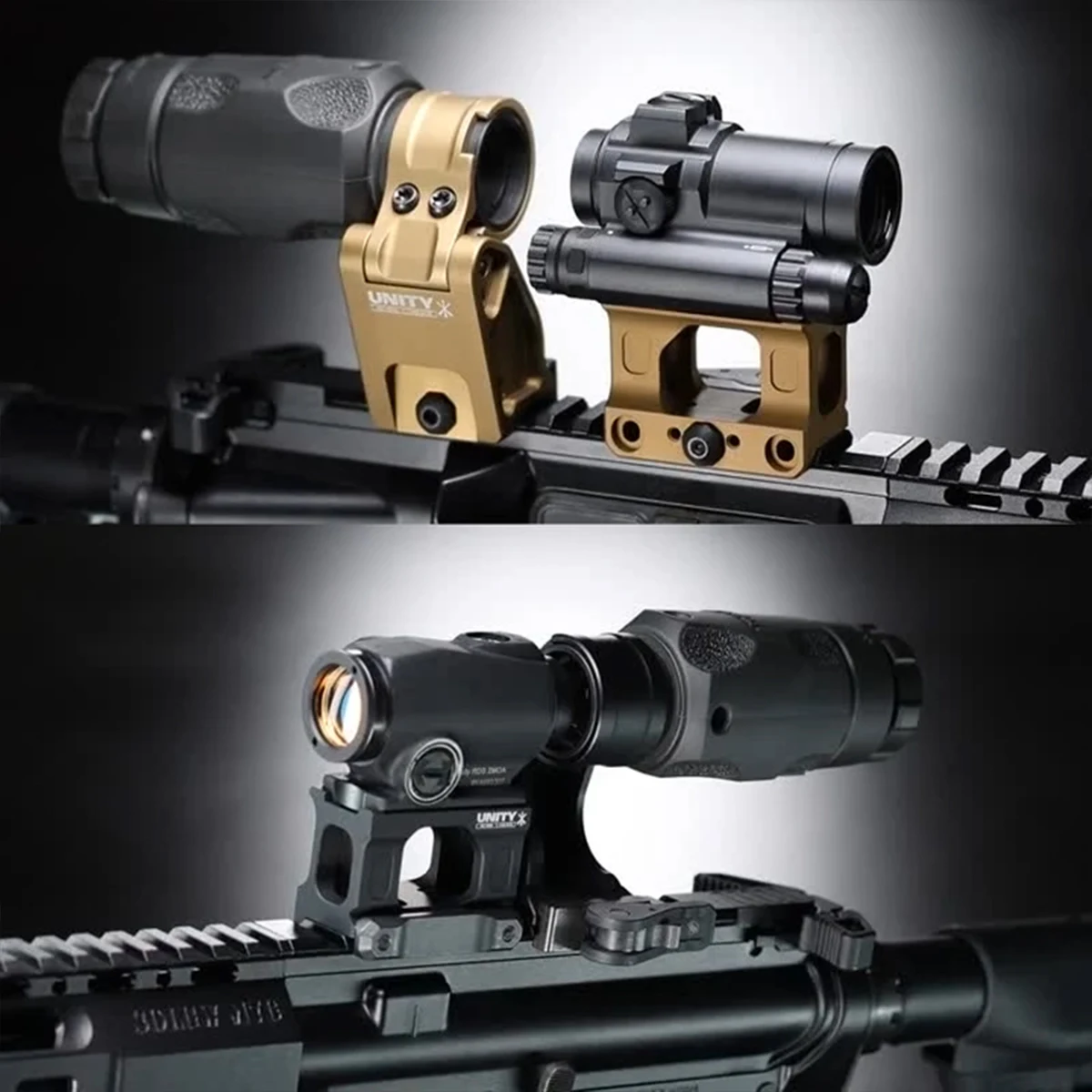 UNITY Fast Ftc 2.26" Optic Riser Mount RM Red Dot For T01 T02 Red Dot G43 G33 Magnifier Scope Mount fit HRF SKIFF Riser Mount view 5