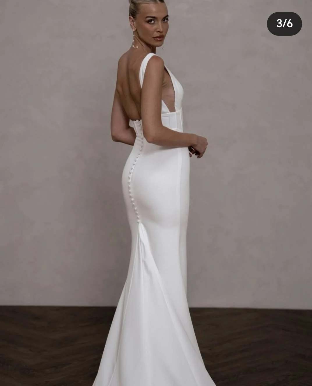 Robe de Novia Satin robe de mariée élégante col en v sans manches sirène pour les femmes superbe robe de mariée с iyoдебное pлаalıе dos nu