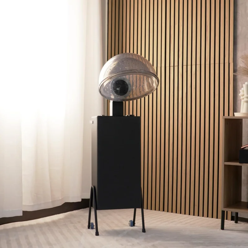 مجفف شعر مكيف بغطاء للرأس من سكينACT بقدرة 1150 وات مع حامل، ومؤقت لمدة 60 دقيقة، ودرجة حرارة قابلة للتعديل، وزاوية وارتفاع قابل للتعديل